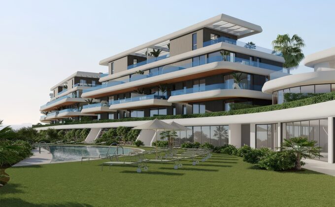 Apartamenty na sprzedaż w Esteponie – Alchemist – jasna kuchnia z wyjściem na taras