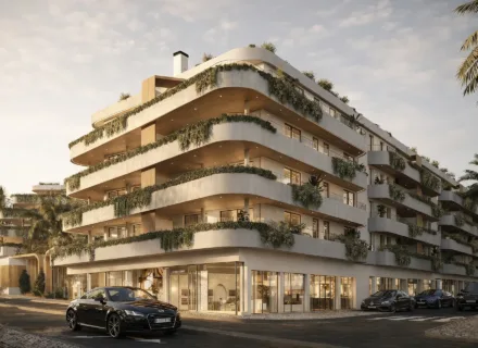 Luxury new build apartments at The Grove Marbella West, modern residential building 5 minutes from