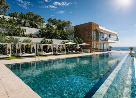 Apartamenty Marbella East – luksusowa nowoczesna willa z basenem i widokiem na morze