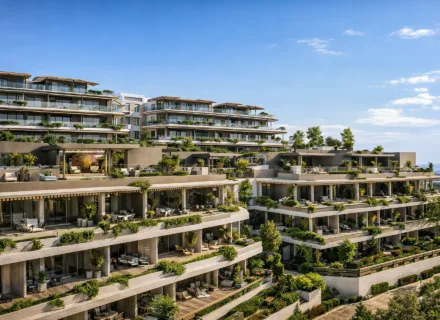 Nowoczesne apartamenty w Esteponie na sprzedaż – tarasowy kompleks z widokiem na morze i zielenią